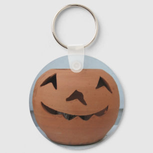 Smiling Pumpkin Keychain