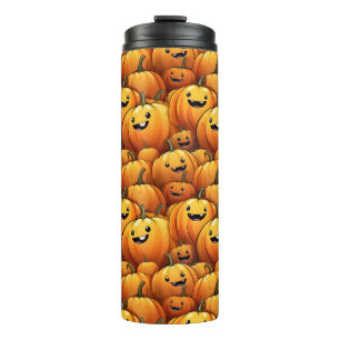 Smiling pumpkins tumbler