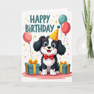 Smiling Puppy Birthday Image Card