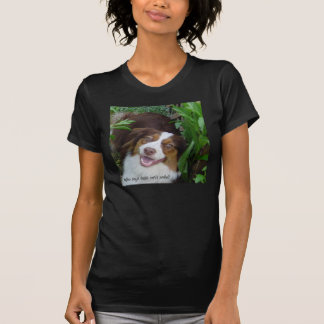 Smiling Red Tri Aussie Women's T-Shirt