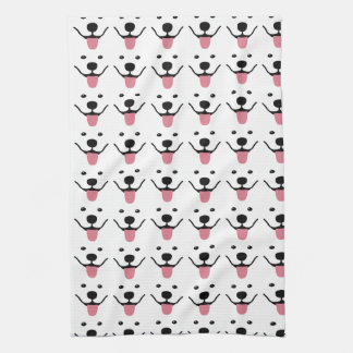 Smiling Samoyed Kitchen Dish Towel