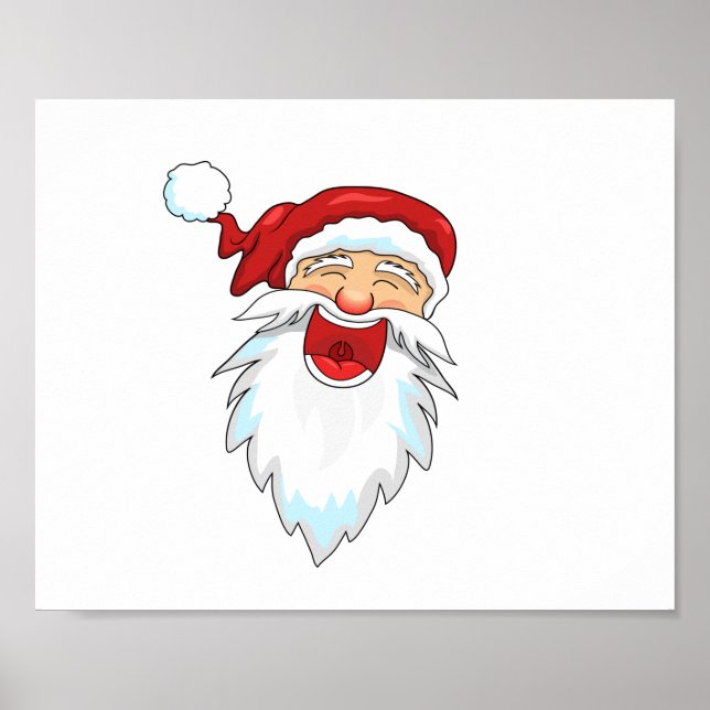 Smiling santa poster (Front)