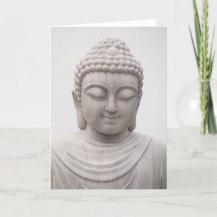 Smiling Serene Buddha Inspirational Love Peace Card