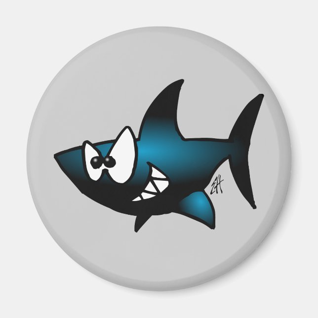 Smiling Shark Magnet (Front)