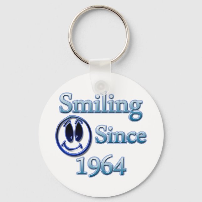 Smiling Since 1964 Key Ring (Front)