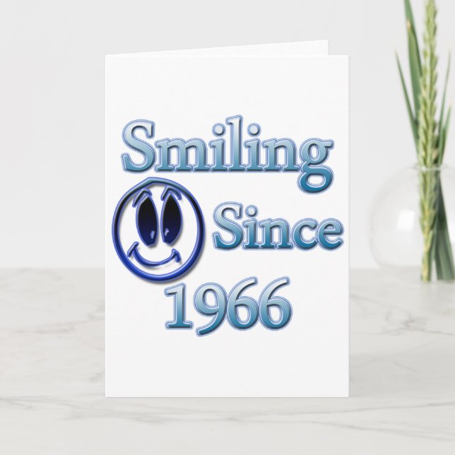Smiling Since 1966 Card (Front)