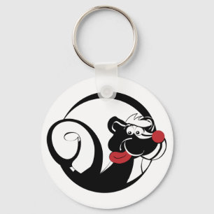 Smiling Skunk Key Ring