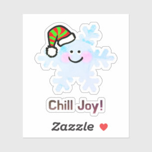 Smiling Snowflake Holiday Cheer
