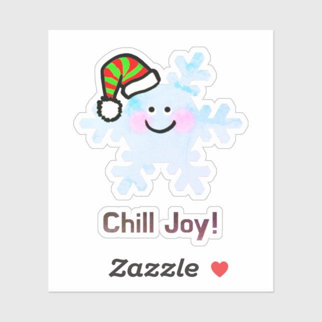 Smiling Snowflake Holiday Cheer (Sheet)