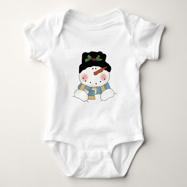 Smiling  Snowman Tshirts and Gifts (Front)