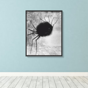 Smiling Spider by Odilon Redon, Vintage Halloween Canvas Print