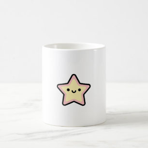 Smiling Star – Cute Kawaii Illustration Coffee Mug