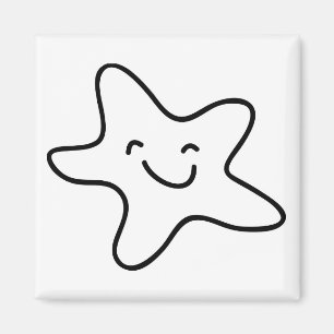 Smiling Starfish Clipart Magnet