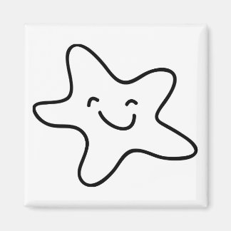 Smiling Starfish Clipart Magnet