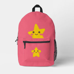 Smiling Stars Printed Backpack