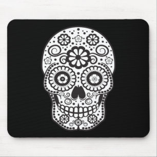 Smiling Sugar Skull Mouse Mat