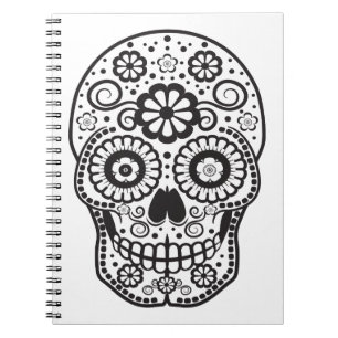Smiling Sugar Skull Notebook