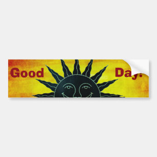 Smiling Sun Bumper Sticker