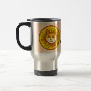 Smiling Sun Circle Travel Mug
