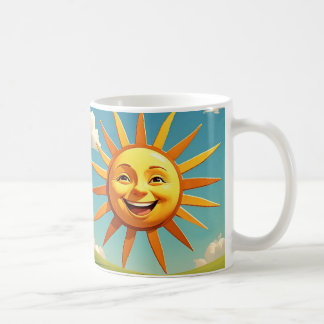 " SMILING SUN " COFFEE MUG