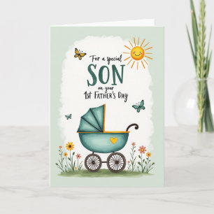 Smiling Sun Fathers Day Card
