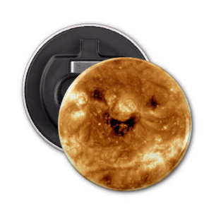 Smiling Sun From NASA Solar Observatory Bottle Opener