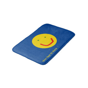 Smiling Sun Happy Face Bath Mat