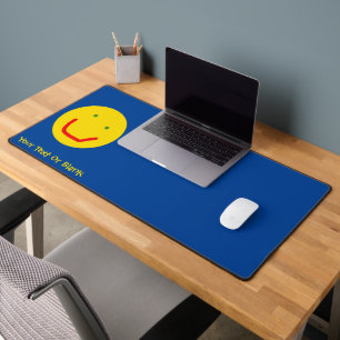Smiling Sun Happy Face Desk Mat