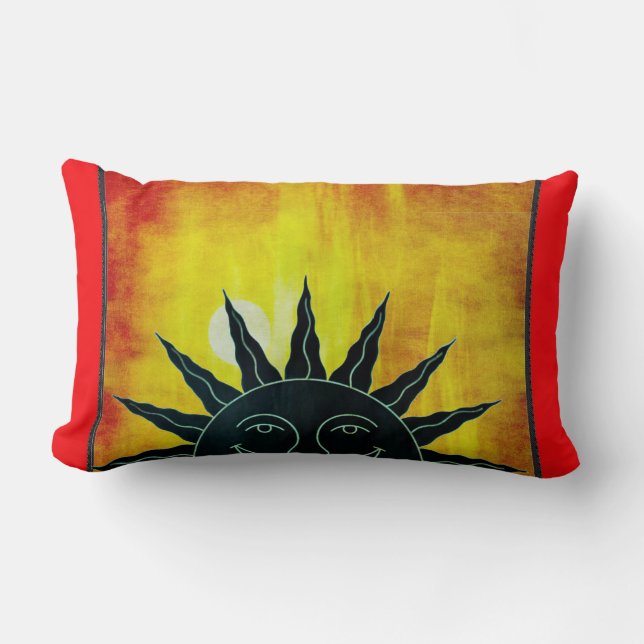 Smiling Sun Lumbar Cushion (Front)