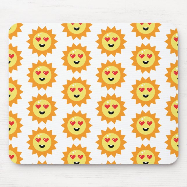 Smiling Sun Mouse Mat (Front)