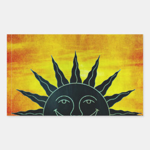 Smiling Sun Sticker