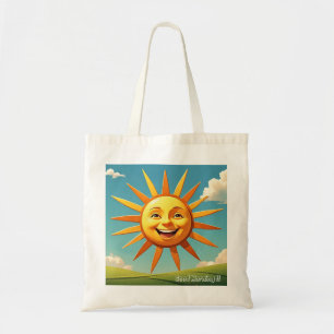 " SMILING SUN " TOTE BAG