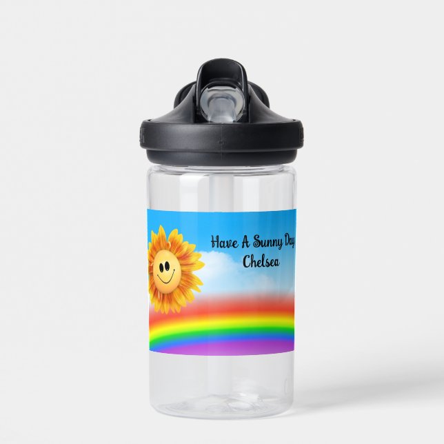 Smiling Sun Water Bottle (Front)