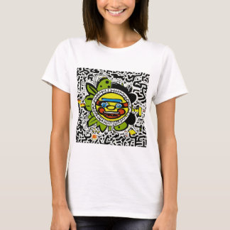 "Smiling Sunflower Design T-Shirt – Brighten Your 