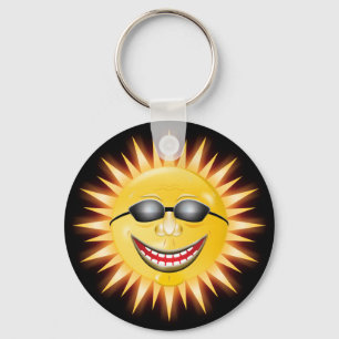 Smiling Sunshine Key Ring