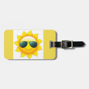 Smiling Sunshine luggage tag
