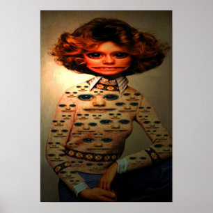 Smiling Sweater Poster