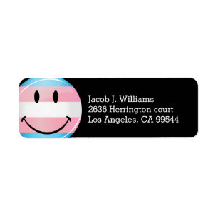 Smiling Transgender Flag