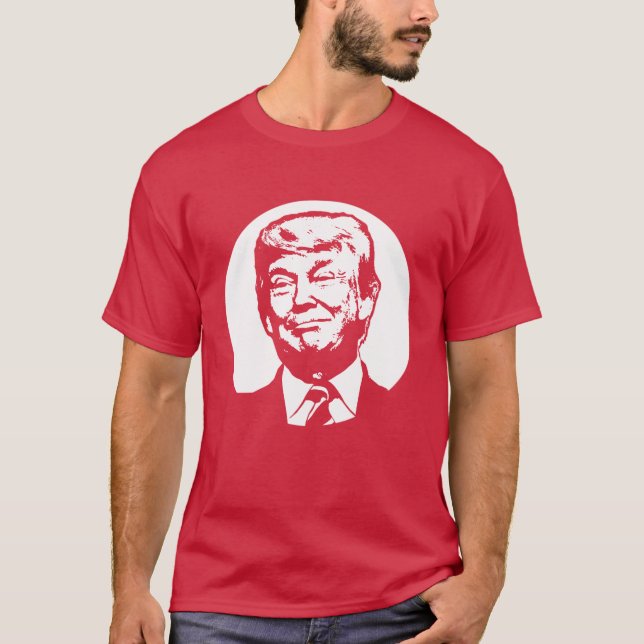 Smiling Trump Red t-Shirt (Front)