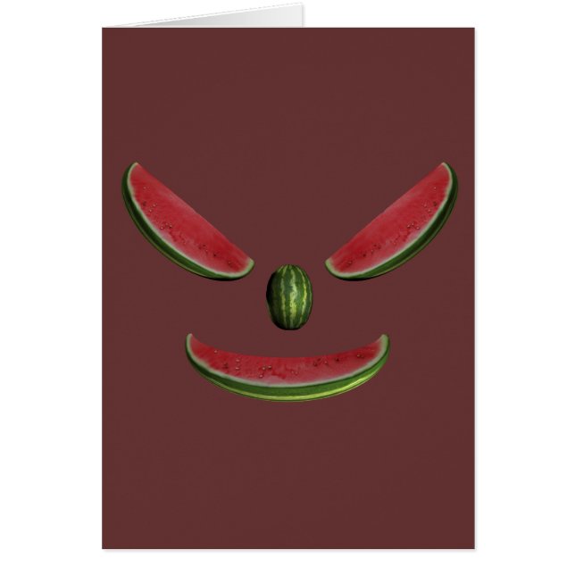 Smiling Watermelon Face (Front)