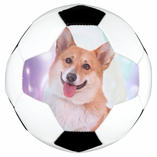 Smiling Welsh Corgi Football (Front)