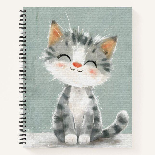 Smiling Whiskers Notebook (Front)