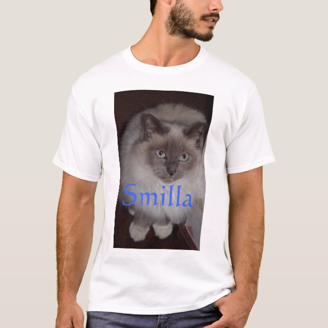Smilla the Birman Cat T-Shirt (Front)