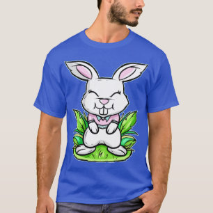 Smilling Easter Bunny With Hare Teeth On Easter T-Shirt