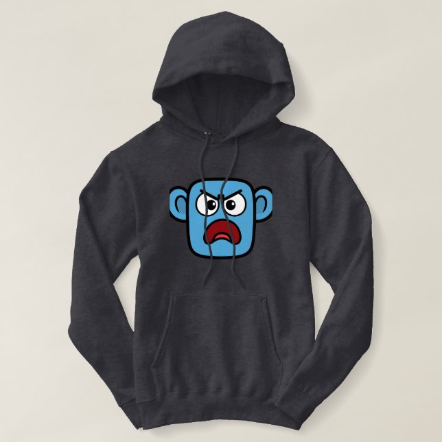 Smilo Angry Face Hoodi Hoodie (Design Front)