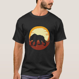 Smilodon Prehistoric Sabre Tooth Tiger Mountain Ca T-Shirt