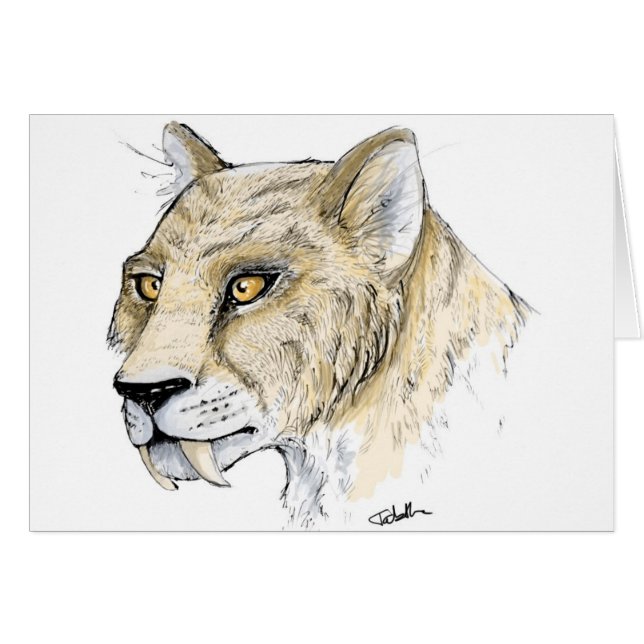 Smilodon (Sabre-tooth) (Front Horizontal)