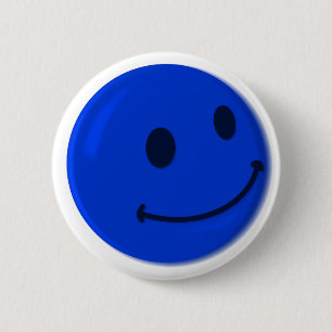 SMILY 6 CM ROUND BADGE