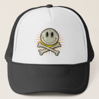Smily Skull and Crossbones