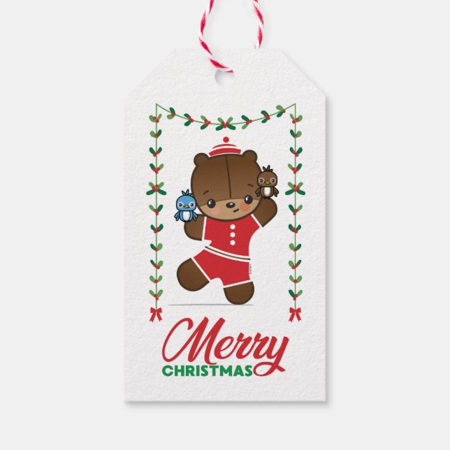 Smimmy Bear Christmas Gift Tags (Back)